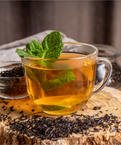 شاي أخضر مع النعناع العطار -